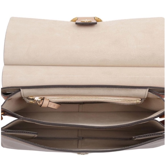 Chloè Faye Tote Bag Grainy Biscotti Beige - Picture 8 of 11